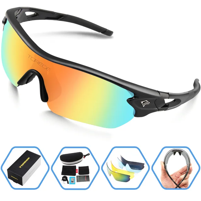 US $18.89 New Sports Polarized Sunglasses Brand Designer Men Women Sports Glasses for Climbing Driving Runnin