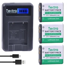 Batterie Li 40B Li-40B Li-42B avec chargeur USB LCD, 3 pièces, pour Olympus D-630 D-720 D-725 IR-300 U700 U710 FE230 FE340 FE290 FE360 FE-29