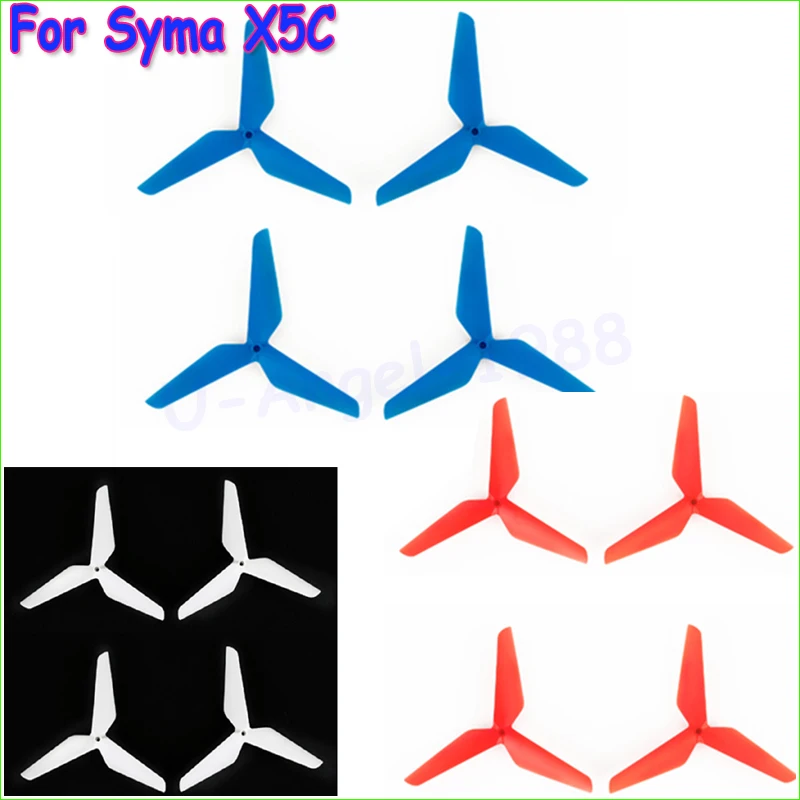 

4pcs 3 Blade Propeller for Syma X5 X5C X5C-1 X5S X5SC X5SW H5C Propeller Blade Parts