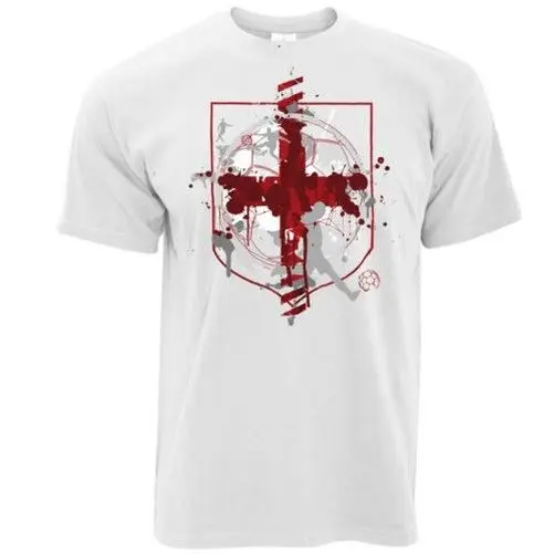 2017 Горячей Продажи Англия Flagge-Фу мяч Herren T Shirt st. Жорж Kreuz Шильд 3 Лоуэн Facher Печатных