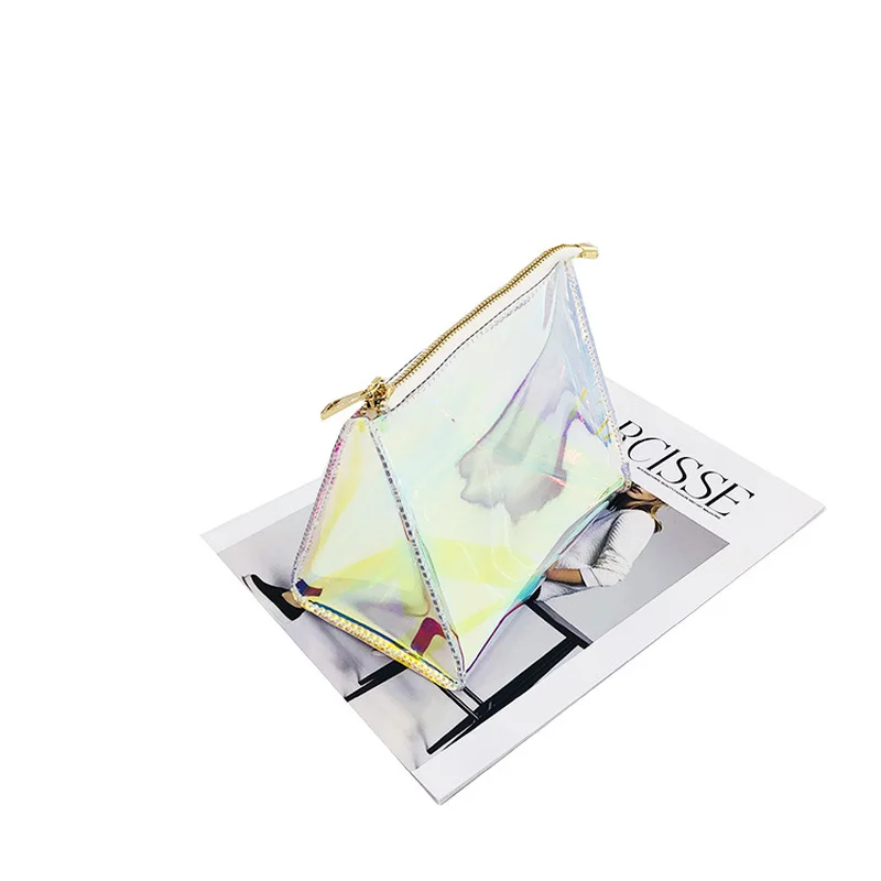 

Luxury Transparent Bag Ladies Make Up Bag Little Mermaid Bag Women Leather Purse Shoulder Messenger Bags Female Wallet 2019 New