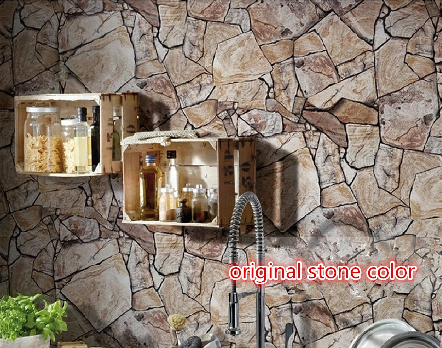 53 см* 100 см 3D ПВХ каменная настенная бумага домашний Декор Спальня для чтения комнаты настенная бумага