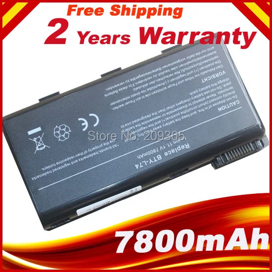 9 Cells bty l74 BTY-L74 Laptop Battery For MSI A5000 A6000 A6200 CR600 CR600 CR620 CR700 CX600 CX700 All Series MSI CX620 9 Cells bty l74 BTY-L74 Laptop Battery For MSI A5000 A6000 A6200 CR600 CR600 CR620 CR700 CX600 CX700 All Series MSI CX620