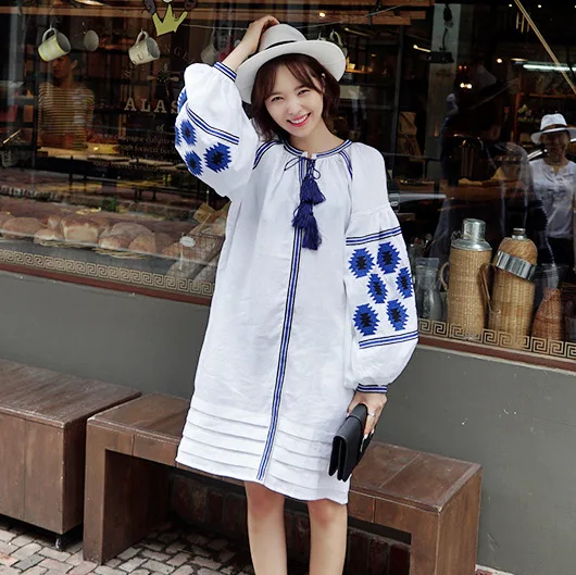 

ethnic designs embroidery women vintage bohemian boho hippie dress clothes blue embroidered dress