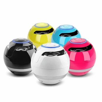 

Super BassStereo Music Speaker Portable Round Mini Handsfree Bluetooth Speaker with TF Card FM Audio Wireless Loudspeaker LN