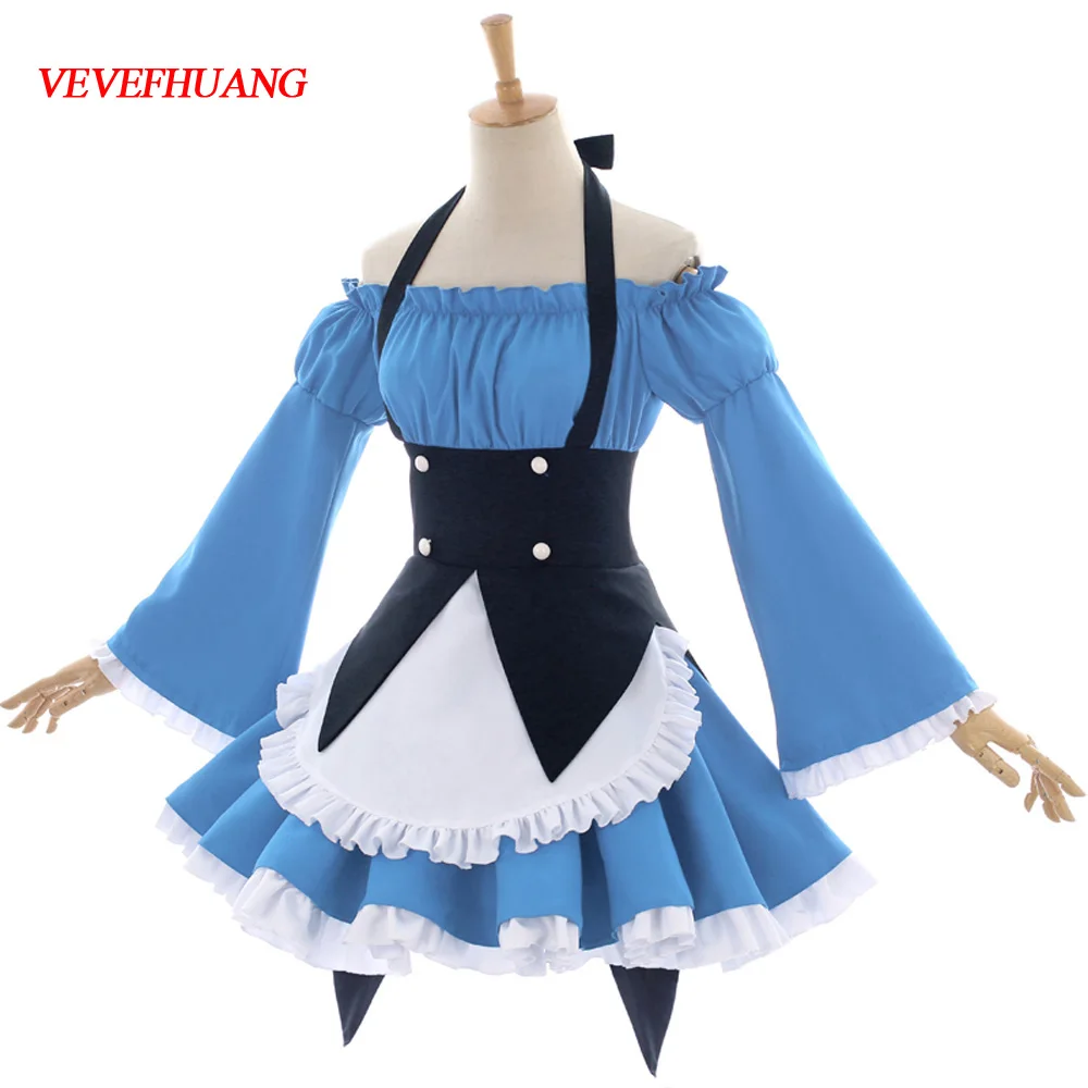 VEVEFHUANG Re Zero Kara Hajimeru Isekai Seikatsu Ram u RAM Remu REM парики для горничной фартук платье женщин