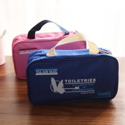 

Can be hung waterproof toiletry bags Multi-functional Oxford cloth travel receive package storage bag 24.5*7*14cm