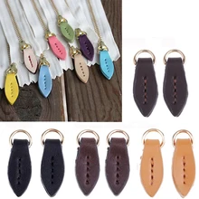 5pcs Leather Zipper Pull Puller Replacement Zip Slider Heads Buckle Travel Bag Suitcase Clothes Tent Backpack Accessories KZ0228 buckle straps zip backpack