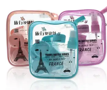 

Travel Cosmetic Empty Makeup Parfum Women Perfume Face Cream Container Bottle Refillable Bottles Travel Packaging 8PCS/ Set