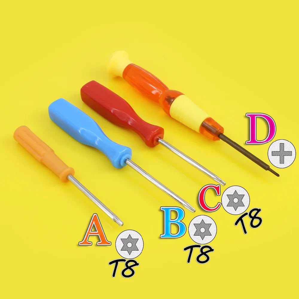 

Cross screwdriver/Torx T8 Screwdriver Security Hex Shell Screwdriver Repair Tool Hand Tool for PS4 3 Controller Tamperproof Hole