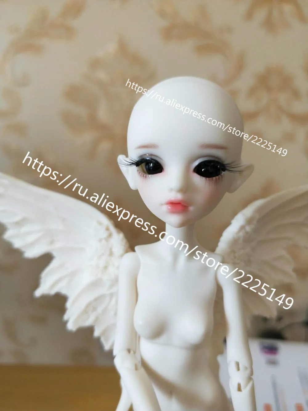 lingxiyiwa 1/8 BJD кукла Ivanaa с глазами имеет человеческое тело или крыло тела