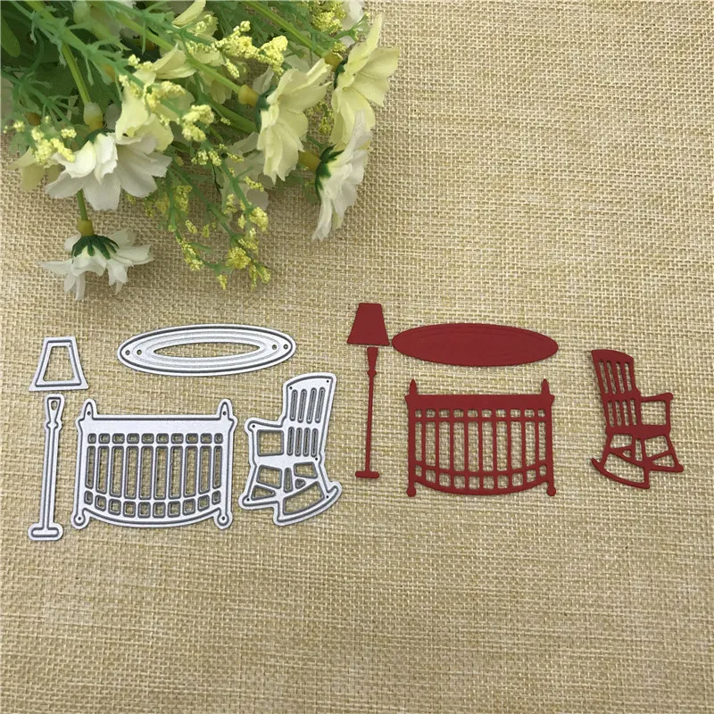 Bed Chair Lamp Carpet Set Metal Cutting Dies Stencils For DIY Scrapbooking Decorative Embossing Suit Paper Cards Die Cutting Bed Chair Lamp Carpet Set Metal Cutting Dies Stencils For DIY Scrapbooking Decorative Embossing Suit Paper Cards Die Cutting