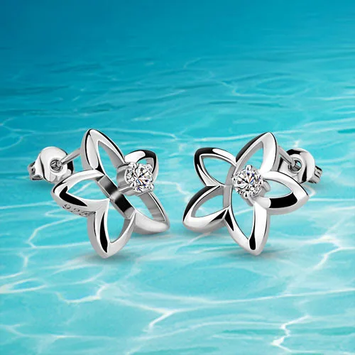 

fashion earrings 925 sterling silver new earrings lady's earring high quality sterling silver earring