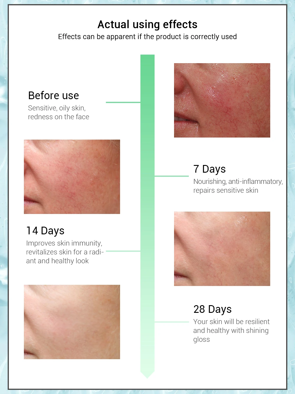 redness on face skincare