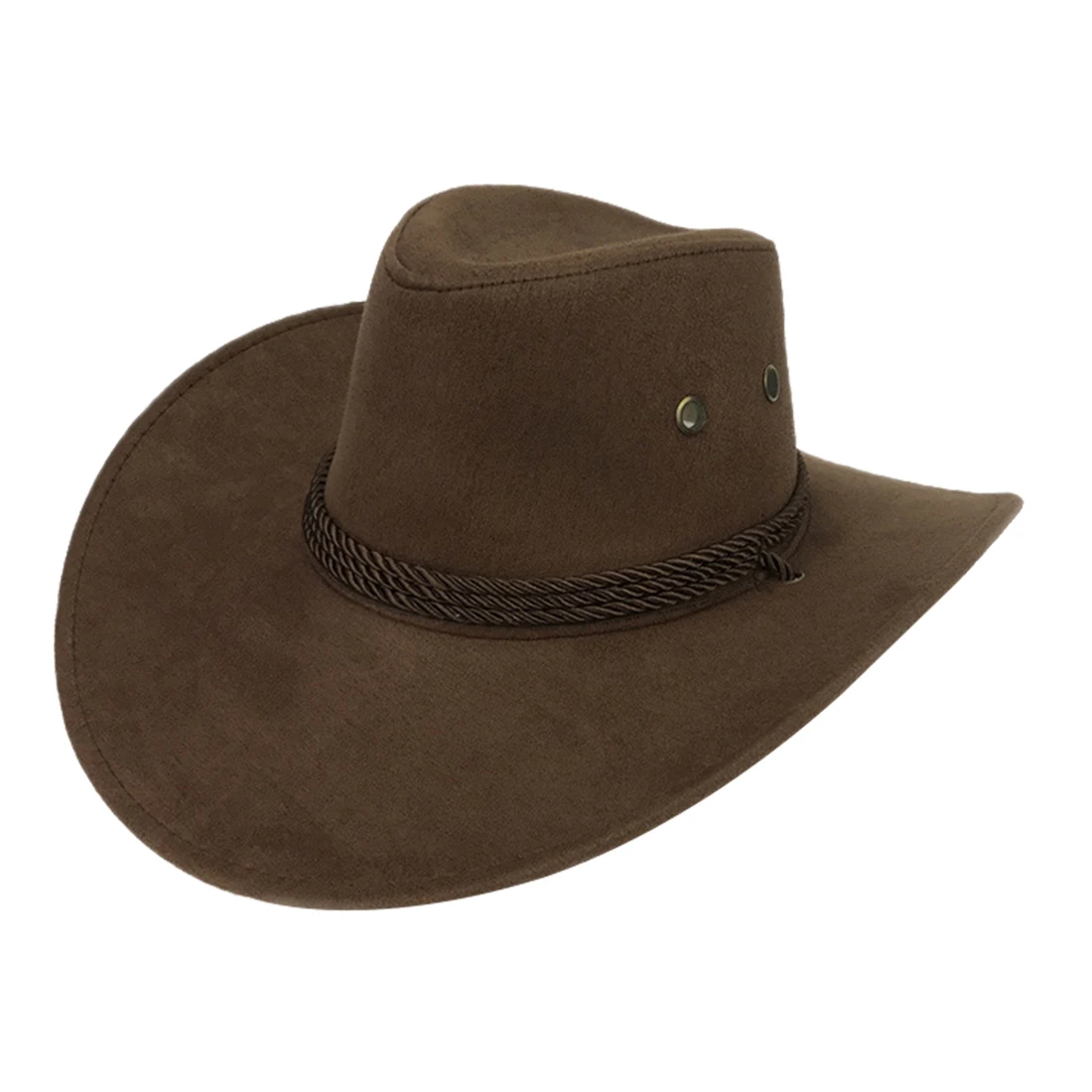 Модная Ковбойская шляпа в западном стиле, туристическая Кепка, уличная джазовая шляпа с широкими полями, замшевая уличная шляпа от солнца, новинка, унисекс - Цвет: 6