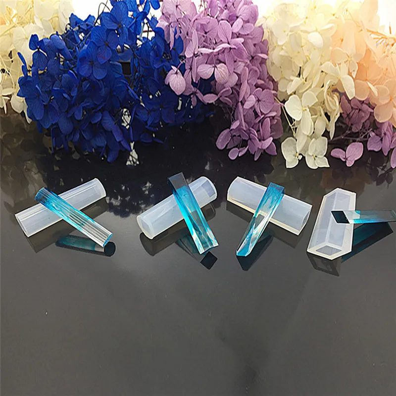 

1pc Transparent Assorted Shapes Silicone Pendant DIY Molds Resin Epoxy Moulds for DIY Jewelry Making Pendant Tools