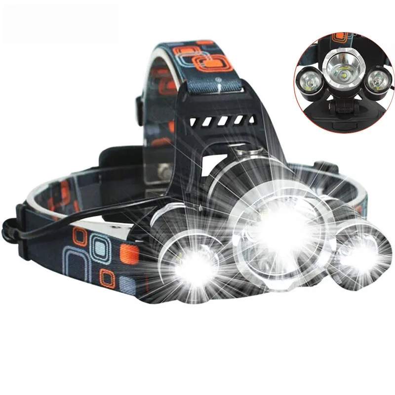 Super Bright Professional XML T6 Led Headlamp 4 Modes 5000LM Headlight 