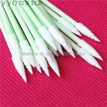 

1000pcs wholesale print head cleaning swab small foam tipped swab sticks with screw thread head