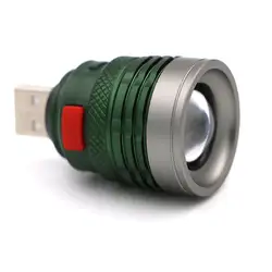 3 режима Карманный Мини Тактический USB Перезаряжаемый Powerbank фонарик мощный светодиодный фонарь Lanterna наружная охотничья дорожная лампа AA