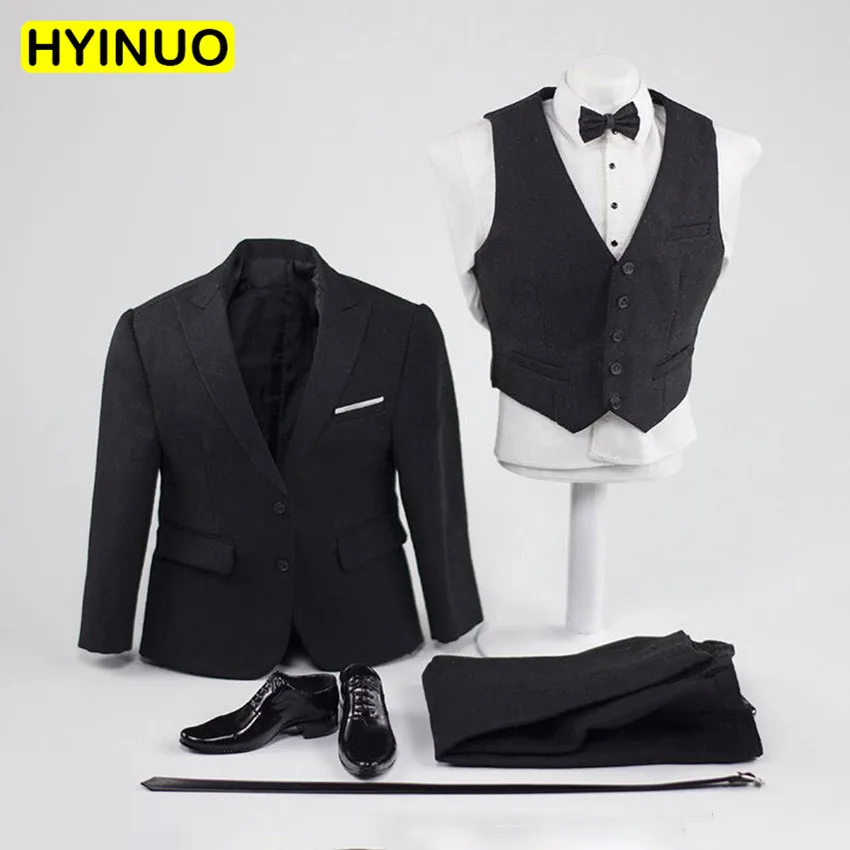 1/6 Scale British Gentleman Suit Dress Suitable For Strong Body Clothes