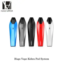 Новейший картридж Pod Комплект для электронной сигареты Hugo Vapor Kobra Pod Starter Kit All-in-one система 500 мл картридж 1,8 мАч 1.5ом внутренний аккумулятор