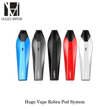 Newest Cartridge Pod Vape Kit Hugo Vapor Kobra Pod Starter Kit All-in-one System 1.8mL Cartridge 500mAh 1.5ohm Internal Battery
Newest Cartridge Pod Vape Kit Hugo Vapor Kobra Pod Starter Kit All-in-one System 1.8mL Cartridge 500mAh 1.5ohm Internal Battery
