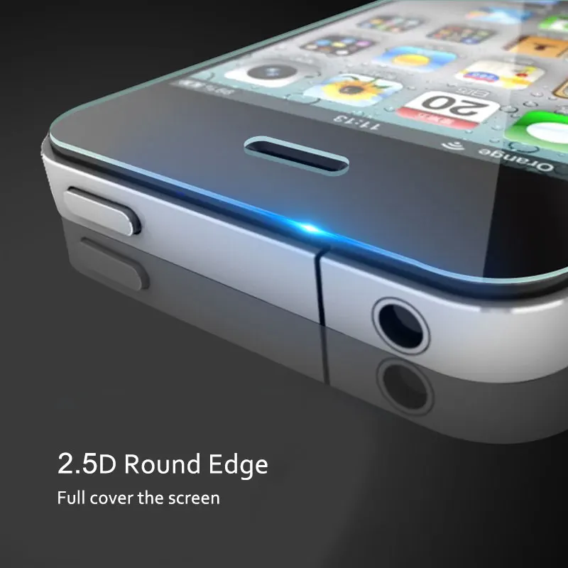 CHOEOIWE для iPhone 4 4s противоударное 9H 2.5D переднее закаленное стекло защита экрана