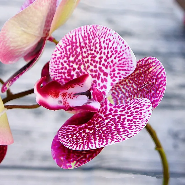 3D Printing Artificial Orchid Flowers For Home Decoration Butterfly Orchid Fake Flowers Wedding Decoration Flowers Artificial