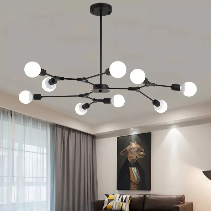 

LED Pendant Light Modern Nordic Style Indoor Living Room Dining Room Pendant lamp Home Decoration Lighting E27 Without Bulbs