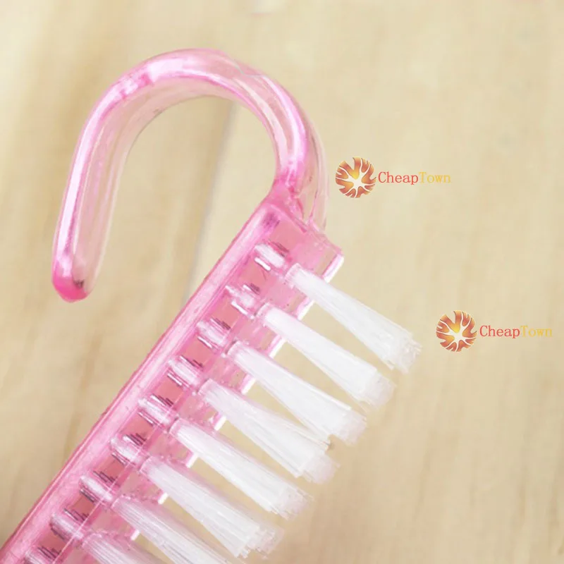 Lamaarasale Festival! 2 PCS Nail Cleaning Clean Brush Tool File Manicure Big saving | Красота и здоровье