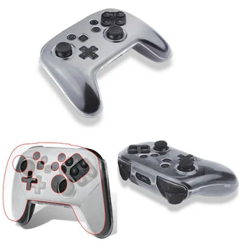 

Nintend Switch Pro Crystal Case Transparent Clear Hard Shell Protective Cover Skin for NintendoSwitch Pro Controller Gamepad