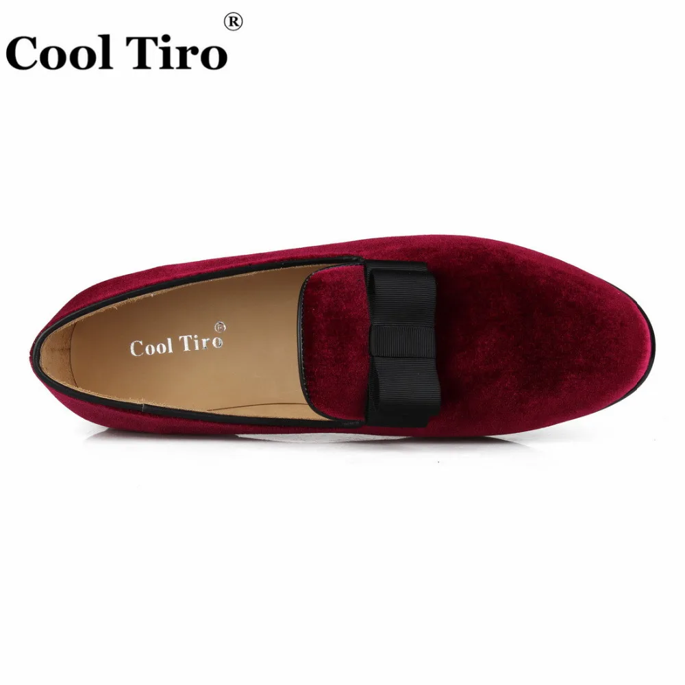 Burgundy velvet Loafers with Bow Tie (13)