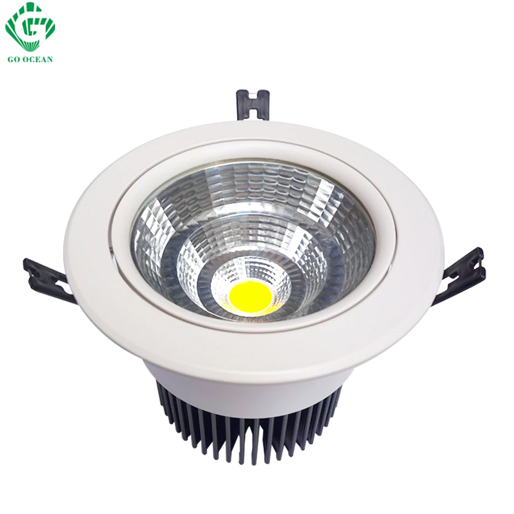 Светодиодные светильники Downlight 7W 10W 12W 15W 20W 30W 40W 50W Round Встраиваемые потолочные с