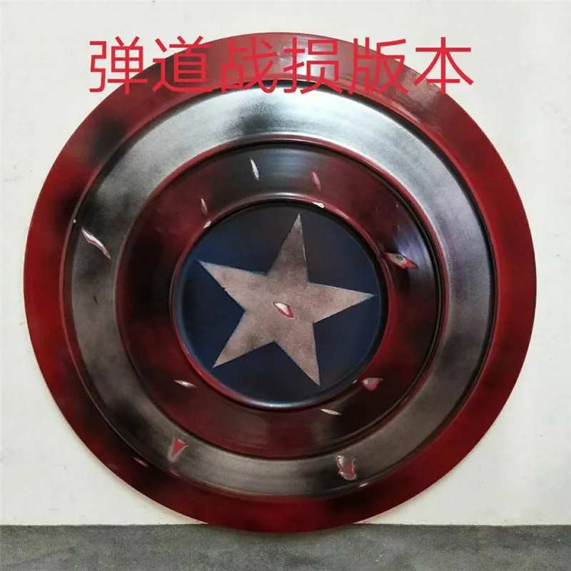

Full Metal Avengers Endgame Captain America Shield Men's Props Cosplay Shield 1:1 Metal Weapons Cosplay Props Halloween Gift