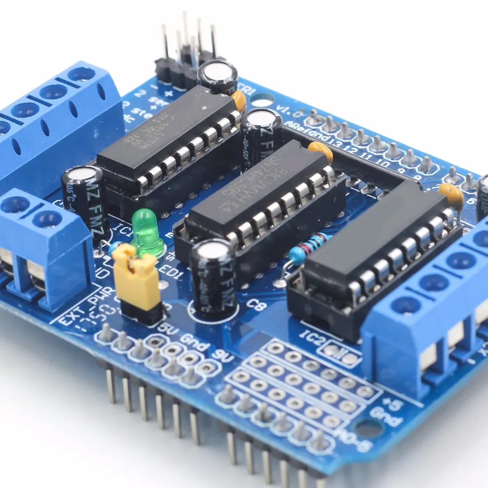 L293D управления двигателем щит Мотор привода Плата расширения для Arduino двигатель щит