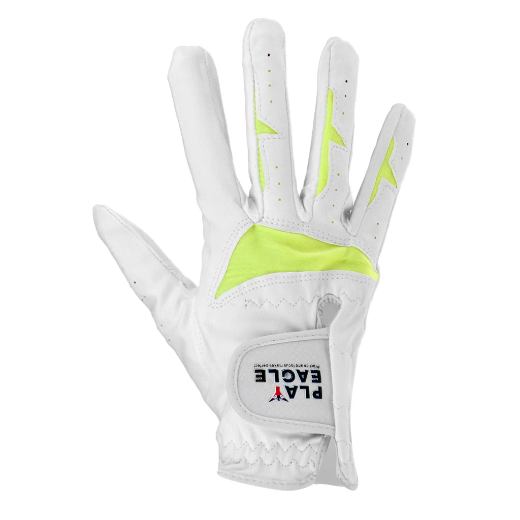 High-performance Women Ladies Golf Single Glove Right / Left Hand Pro Soft Breathable Microfiber PU Sweat Absorbent Glove