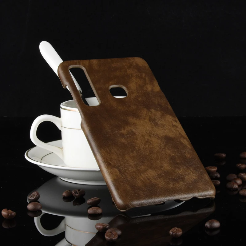 Samsung Galaxy A9S (A9 Star Pro) Litchi pattern PU leather+PC hard case_9