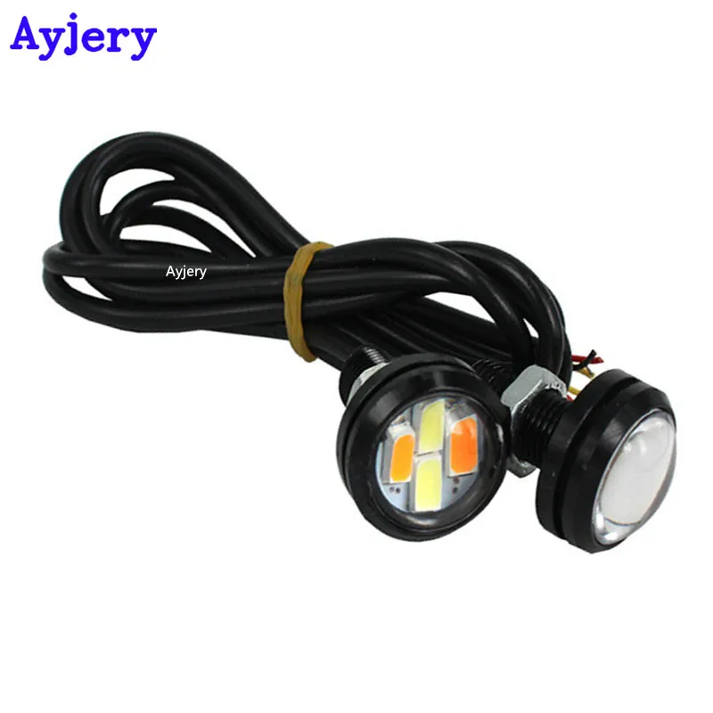 AYJERY 6 шт. 12 В постоянного тока 5730 4 SMD Автомобильные светодиодные дневные ходовые
