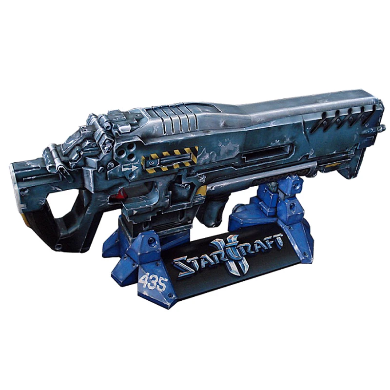 

Papercraft Star Terran Machine Gun 3d Paper Model Can Hold Cos Marines Papercraft Boy Gift Diy Toys