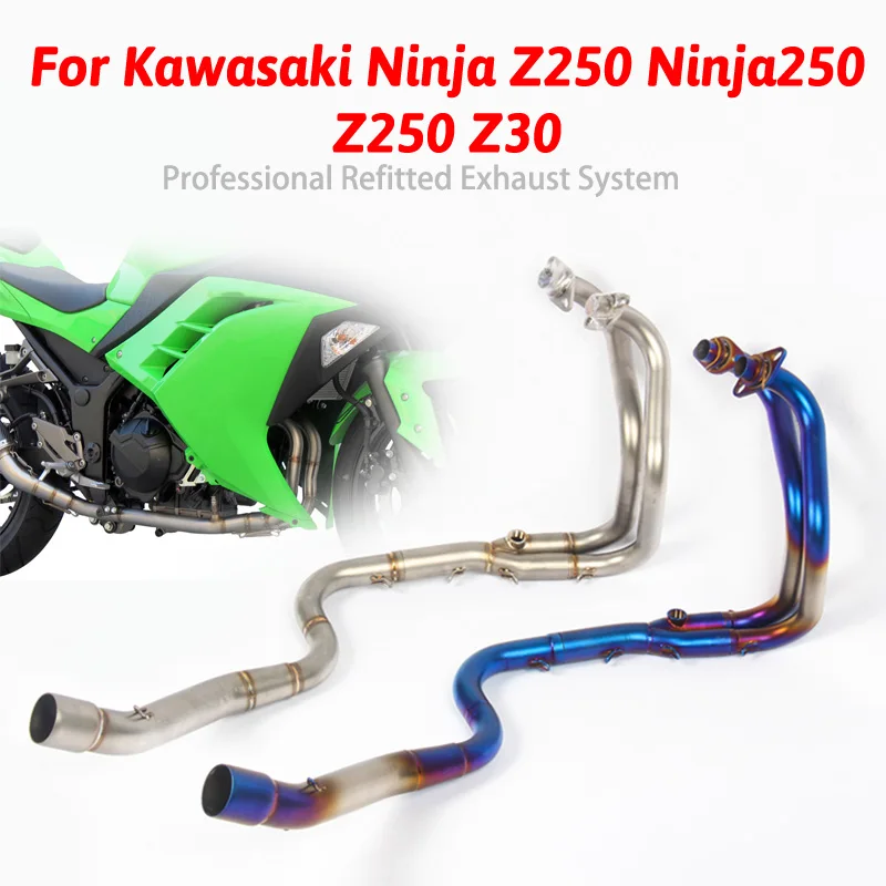 

For Kawasaki Z250 Ninja250 Modified Motorcycle Exhaust Adapter Middle Link Pipe Connection Muffler Ninja 250 Ninja 300 Escape