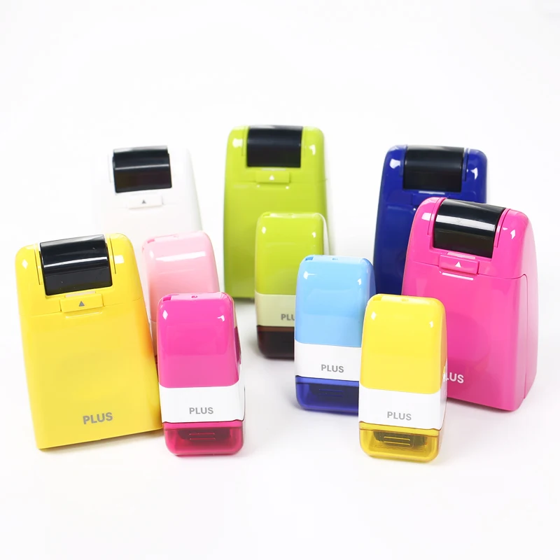 

15mm width stamps roller type secret seal cover word bar garbled privacy protection creative effective information protection