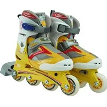 Роликовые коньки HZ139JR весь набор включая протекторы и шлем и мешок