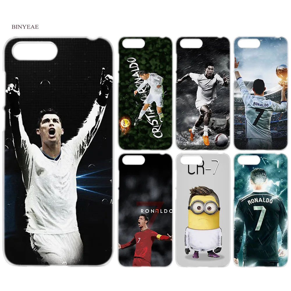 

BINYEAE cr7 cristiano ronaldo soccer Hard Case Cover for Huawei Y6 Y3 Y9 Y7 2018 Honor 10 9 Lite Mini 7S 7C 7A Pro 2017