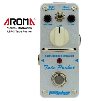 

AROMA ATP-3 Guitar Effect Pedal Tube Pusher Valve Combo Simulator Electric Guitar Effect Pedal Mini Single Effect True Bypass