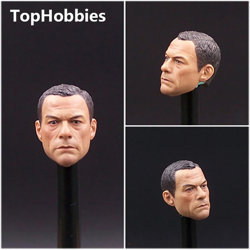 

1:6 Scale A-26 Jean-claude Van Damme Head Sculpt Model For 12" Hot Toys Phicen Action Figure