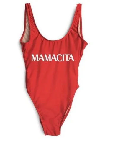 MAMACITA цельный костюм женские купальные костюмы Пляжная одежда летний купальник-монокини боди с низкой спинкой