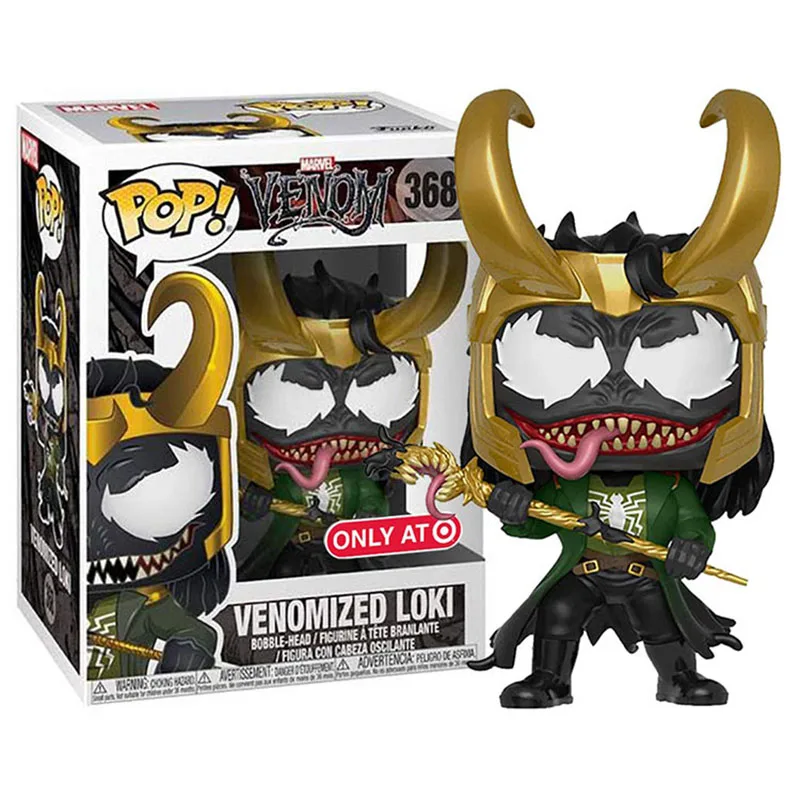 

Funko Pop Marvel Venomized Loki #368 Vinyl Figure Toys Model Venomized Loki Vinyl Doll Gifts Toys for Children