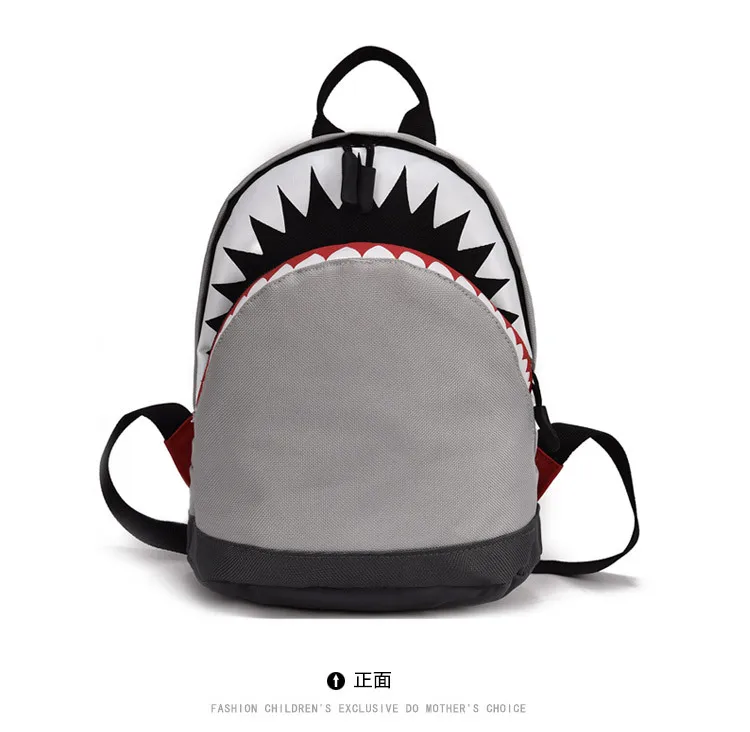 ZYJ Kids Shark's Mouth Cartoon School Backpacks Girls Boys Travel Student Kindergarten Primary School Backpack Daypack Mochila (23)