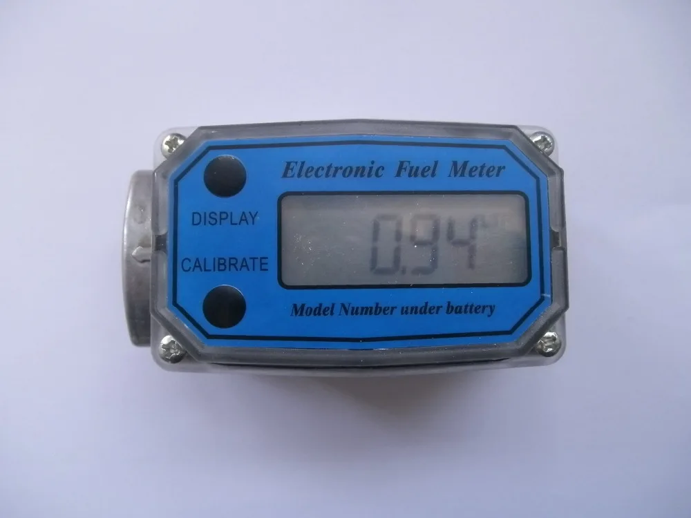 

Digital Turbine Flow Meter Flowmeter Gauge Caudalimetro Electronic Flow Indicator Sensor Counter Petrol Fuel Plomeria Water DN25