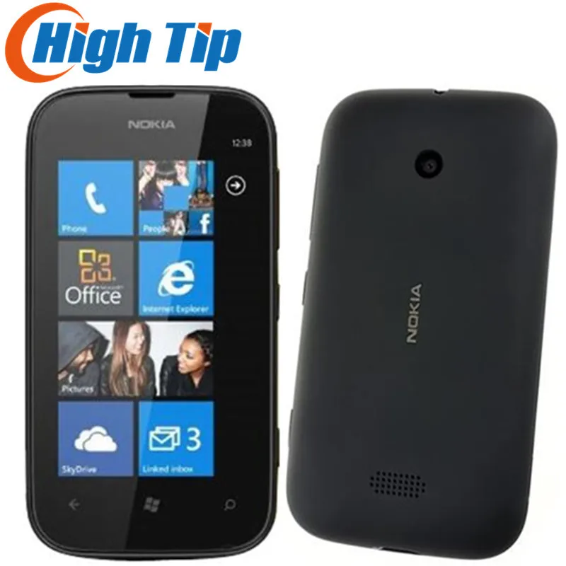 Nokia Оригинальный разблокированный Lumia 510 5MP WIFI 4 0 дюймов GPS Windows OS ГБ внутренняя